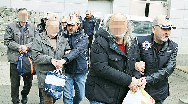 Samsun'da terör propagandasından gözaltına alınan 6 kişi adliyeye sevk edildi
