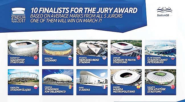 Samsunspor’un stadı Dünya’da finale kaldı