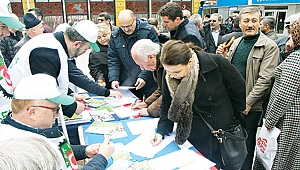 Şeker fabrikası için imza kampanyası