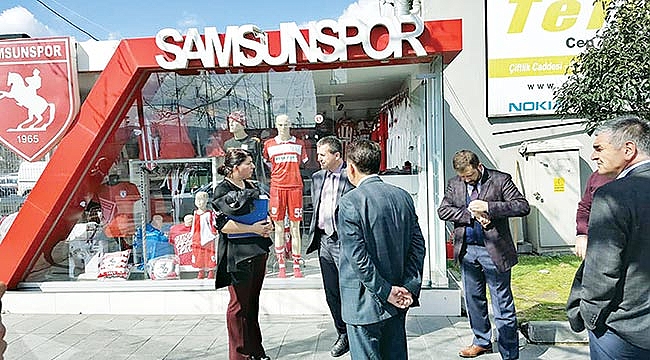Başkan store ve  otoparkı inceledi