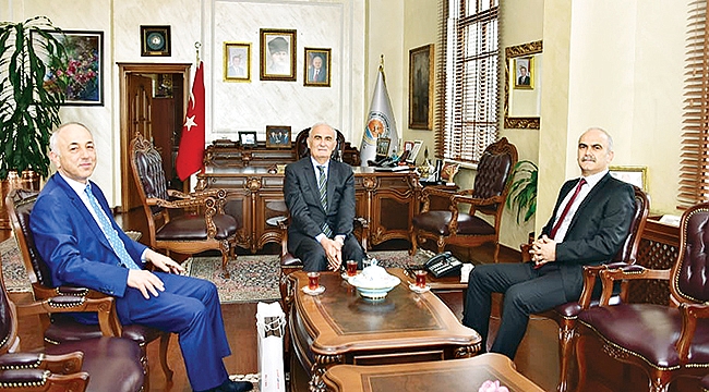 Başkan Yılmaz’ın konuğu oldu