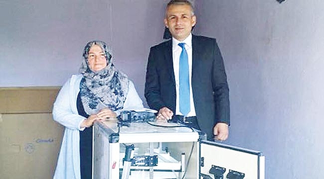 Kadın çiftçinin hayali gerçek oldu