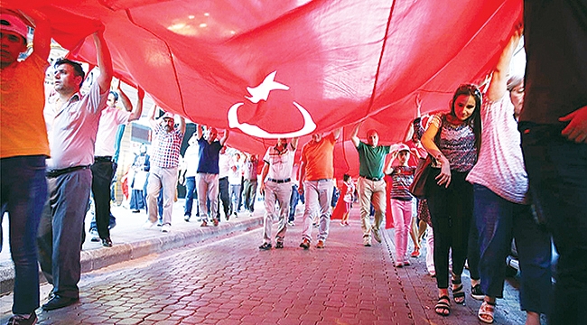 OMÜ’den ‘Şehitlere Saygı’ yürüyüşü