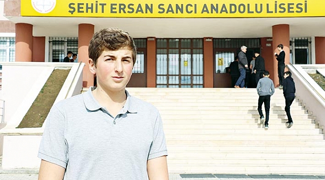 Şehit ağabeyinin adını taşıyan okulda okuyor