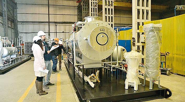 Doğalgaz yerli ünite ile çıkartılacak