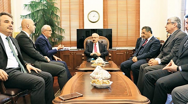 Elvan’dan Başkan Yılmaz’a ziyaret