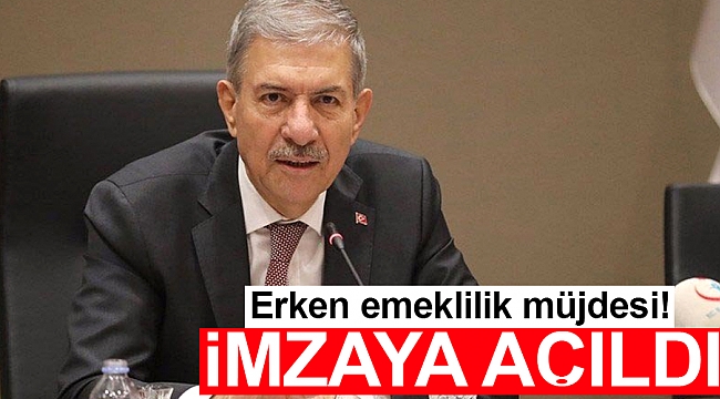 Erken emeklilik müjdesi!