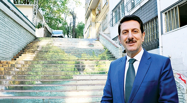 İlkadım’ın merdivenleri renklendi