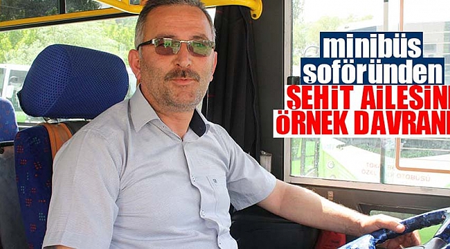 Minibüs şoföründen duyarlı davranış