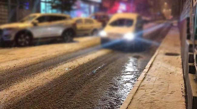 Nisan'da kar yağdı