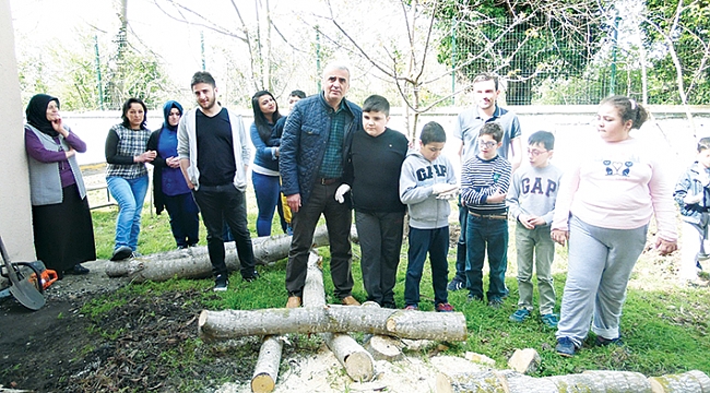 Özel öğrencilerden mantarın yolculuğu çalışması 