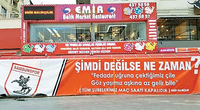 Samsunspor için esnaf kepenk kapatıyor