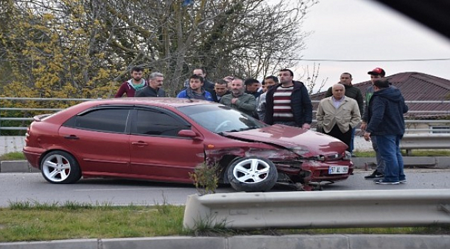 Sinop’ta trafik kazası: 1 yaralı