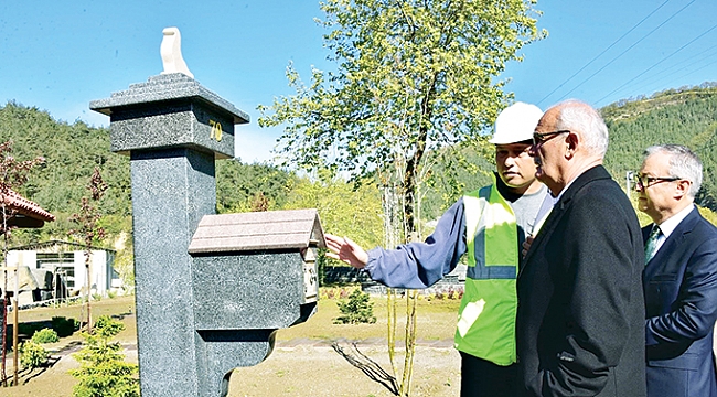 Taştan posta kutusu yapıldı