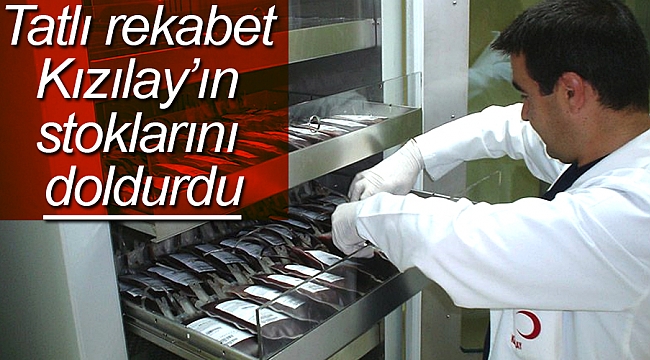 Tatlı rekabet Kızılay’ın stoklarını doldurdu