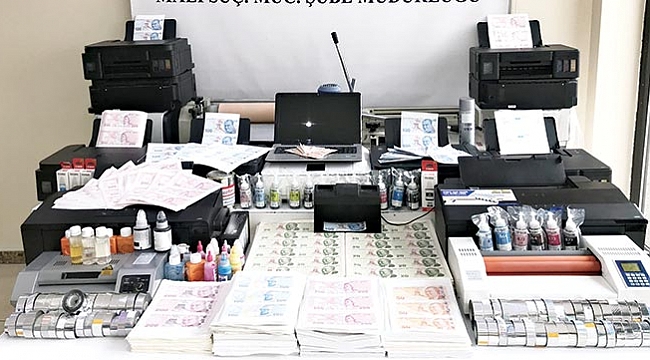 5 ildeki sahte para operasyonu