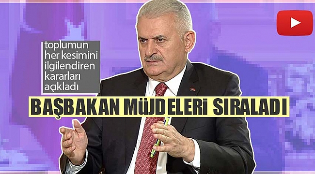 Başbakan'dan büyük müjde