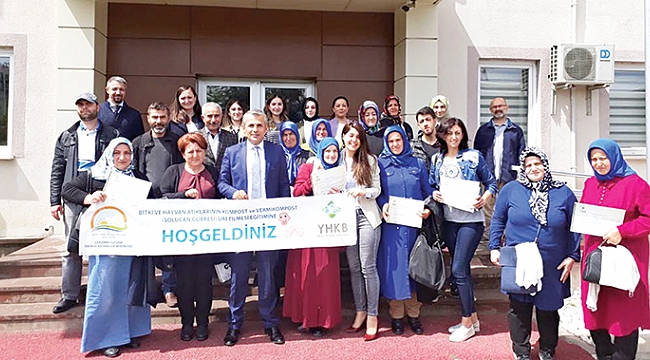 Çarşambalı çiftçilere solucan gübresi eğitimi