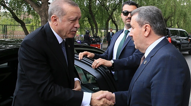Cumhurbaşkanı Erdoğan'dan Büyük Birlik Partisi'ne ziyaret