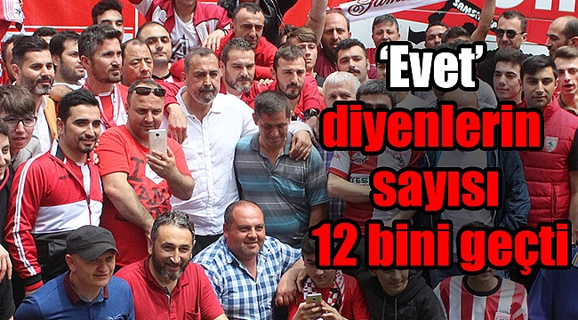 ‘Evet’ diyenlerin sayısı 12 bini geçti