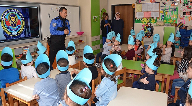 Kanka polislerden  miniklere seminer