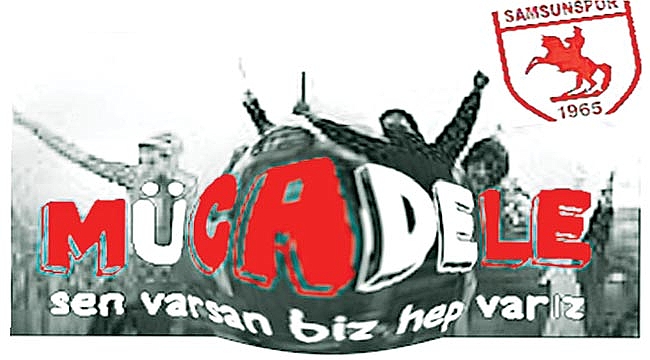 ‘Mücadele’ stickerı her yerde