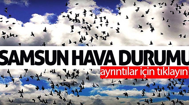 Samsun'da hava durumu