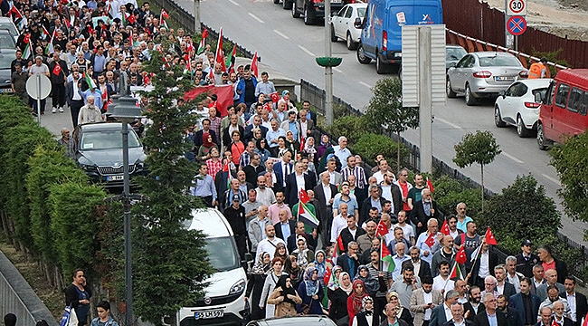 Samsun’da Kudüs eylemi