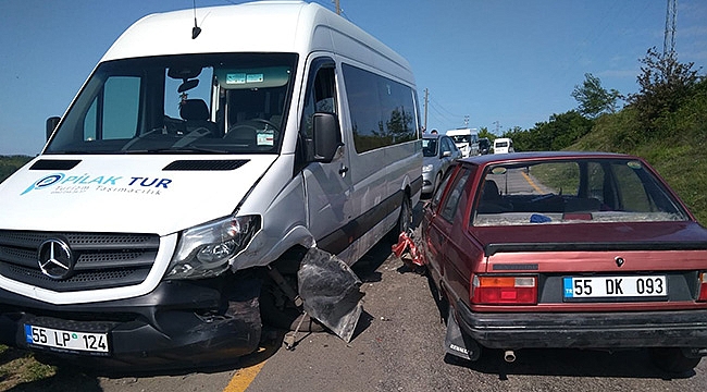 Tekkeköy’de kaza: 6 yaralı