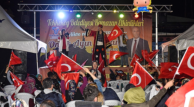 Tekkeköy Ramazan  Sokağı’nda 19 Mayıs coşkusu