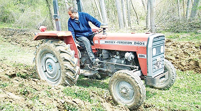 Yağmur çiftçinin yüzünü güldürdü