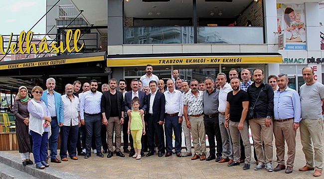 AK Parti Atakum’da esnafla buluştu