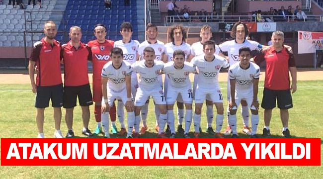Atakum uzatmalarda yıkıldı