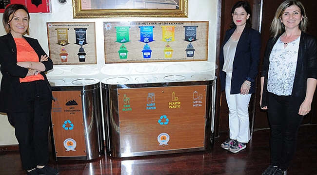 Ayrıştırma konteynırı  makam katına konuldu