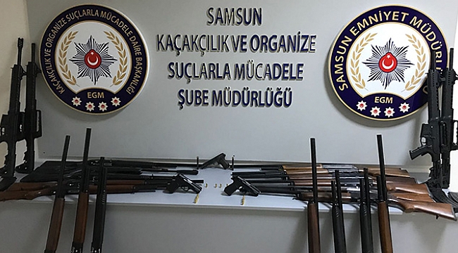 Cephanelik gibi eve operasyon yapıldı