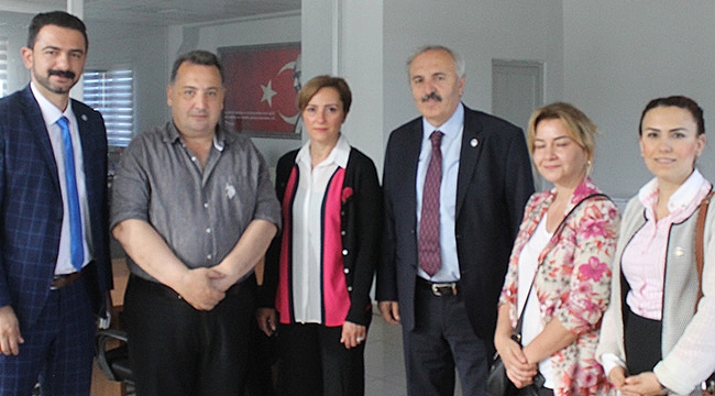 İYİ Parti’den Gazete Gerçek’e ziyaret