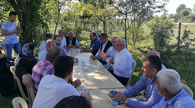 Yusuf Ziya Yılmaz  çay sözünü tuttu