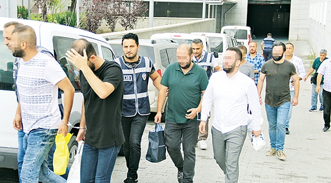 45 kişiden 6’sı tutuklandı