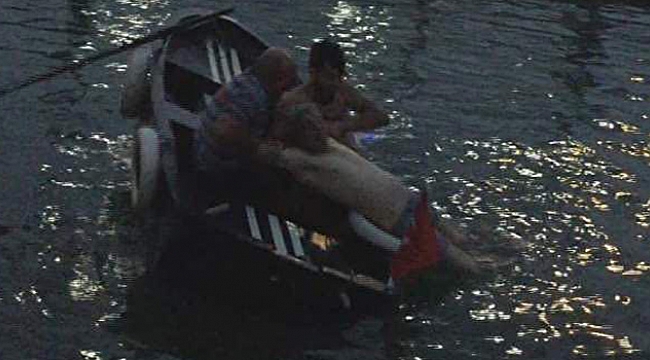 Boğulma tehlikesi geçiren kişinin kurtarılma anı