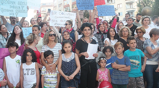 Çocuklara dokunan eller kırılsın