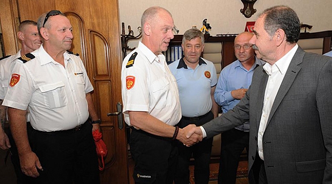 HOLLANDALI İTFAİYECİLER SAMSUN’DA