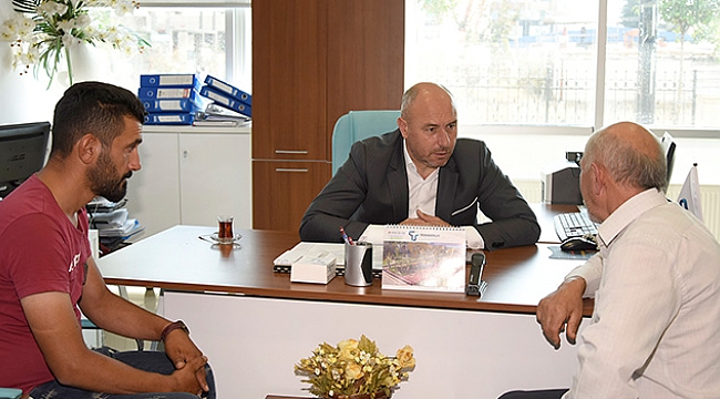 Tekkeköy Belediyesi'nde halk gününe yoğun ilgi