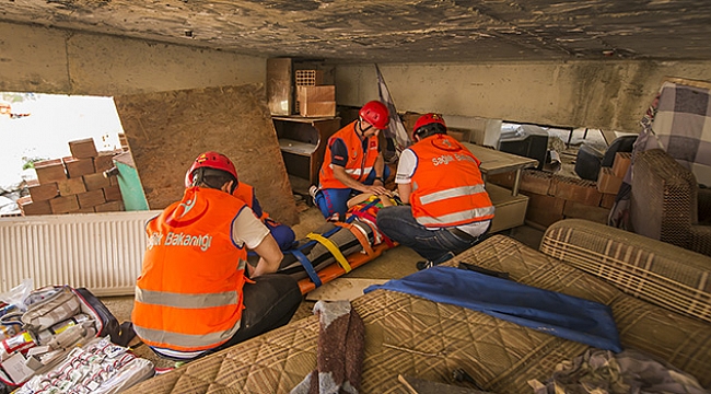 UMKE'den gerçeğini aratmayan tatbikat