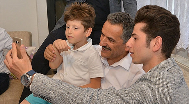 Vatan nöbetindeki babaya telefon sürprizi