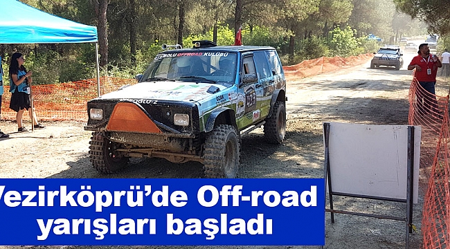 Vezirköprü’de Off-road yarışları başladı