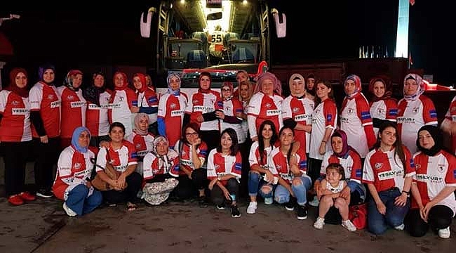 AK Kadınlar Samsunspor formalarıyla büyük kongrede