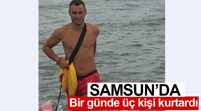 Bir günde üç kişi kurtardı