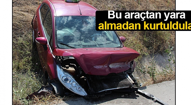 Bu araçtan yara almadan kurtuldular
