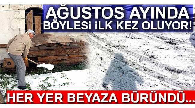 Her yer beyaza büründü!