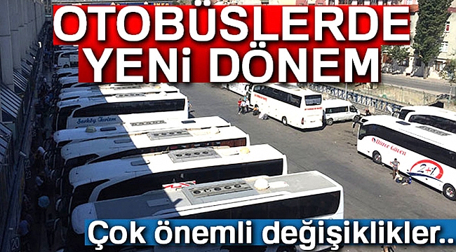 Otobüs yolculuğunda yeni dönem!